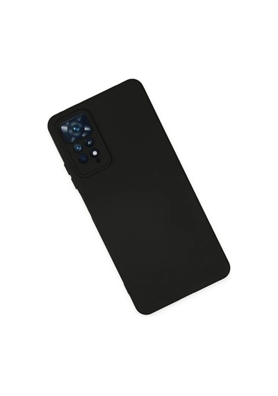 Ventra Redmi Note 11 Pro Kılıf Nano İçi Kadife Silikon - Siyah Ventra
