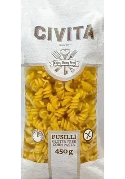 CIVITA GLUTENSIZ FUSILLI MAKARNA