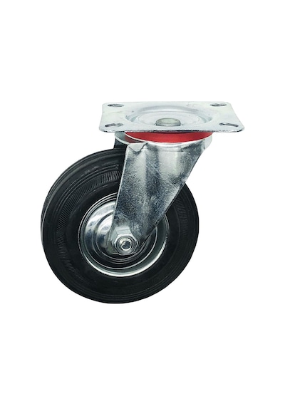 Yük Taşıma Lastik Teker Dönerli 80x25 Mm Servis Tekeri