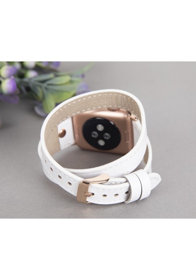 Bouletta Apple Uyumlu  Watch Deri Kordon 42-44-45mm Slim DTRG F3