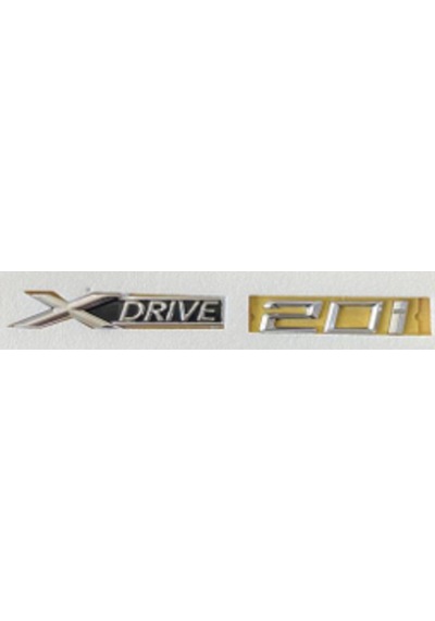 X Drive 20i Siyah Bagaj Yazısı 3a 3d 3abs