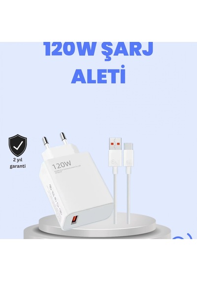 120w Type-c Hızlı Şarj Cihazı Xiaomi Redmi Note 10 11 12 Uyumlu 6a Kablolu