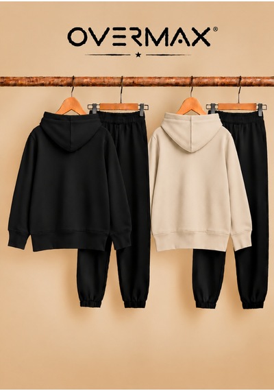 Overmax 2 Li Çocuk Kapüşonlu Eşofman Takımı Sweatshirt & Eşofman Altı 3-12 Yaş Siyah-siyah, Bej-siyah - 919953561 Siyah-siyah, Bej-siyah Overmax 2 Li Çocuk Kapüşonlu Eşofman Takımı Sweatshirt & Eşofman Altı 3-12 Yaş Siyah-siyah, Bej-siyah - 919953561 Siyah-siyah, Bej-siyah