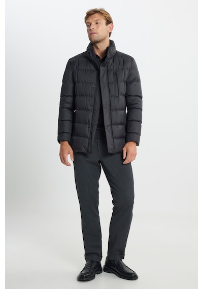 AC&Co / Altınyıldız Classics Erkek Sıyah Standart Fit Normal Kesim Dik Yaka Yan Cepli Mont Siyah AC&Co / Altınyıldız Classics Erkek Sıyah Standart Fit Normal Kesim Dik Yaka Yan Cepli Mont Siyah