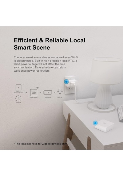 Zigbee Bridge Pro Zigbee Ağ Geçidi, Akıllı Ev Güvenlik Modlu Zigbee Cihazı, Wı-fı Ve Zigbee Çift Protokol Desteğ Standart