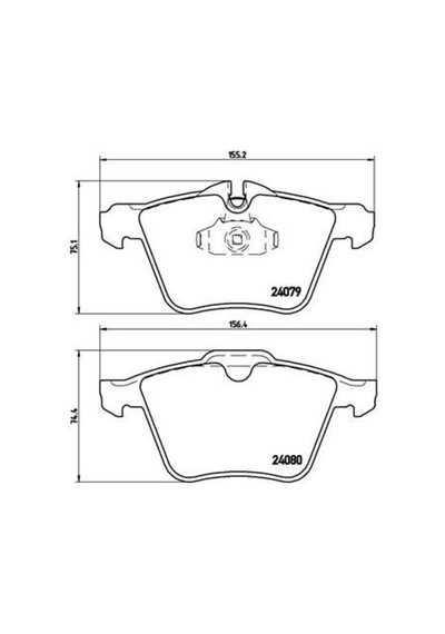 Brembo P36027 Fren Balatası Ön Jaguar F Type Xj Xk 02c2c40926