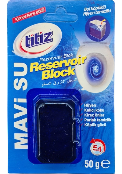 Titiz Rezervuar Blok Mavi Su 3 x 50 G