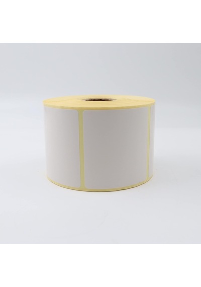 Kuşe Etiket 65mm X 60mm Ruloda 800 Adet 40mm Kuka Çapında Baskısız Barkod Yazıcı Etiketi Diğer