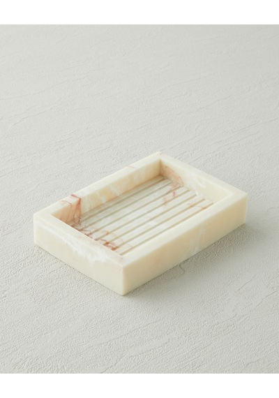 English Home Lydia Polyresin 3'lü Banyo Seti Naturel