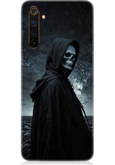 Realme 6 Pro Uyumlu Karanlık Figür Desenli Silikon Kılıf