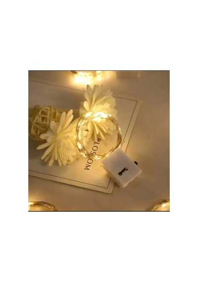 Herşeytrend 2m Pilli Peri Led Beyaz Işık Çok Renkli