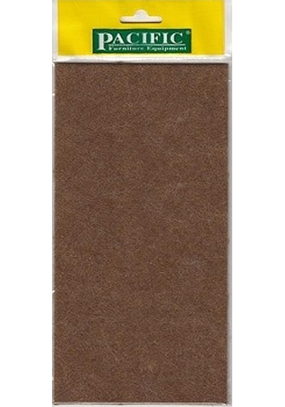 Pacific Yapışkanlı Dikdörtgen Keçe 120X240 Mm. Kahve