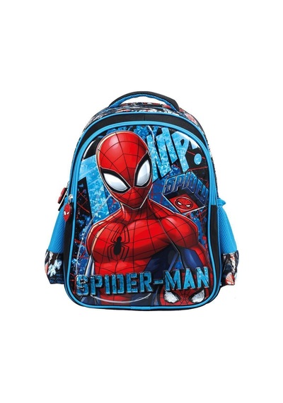 Erkek Çocuk Spider-man Spiderman Salto Sta Tekerlekli Ilkokul Çantası 5254 Kırmızı - Siyah