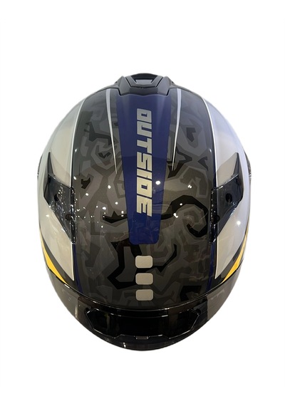Mt Helmets Targo S Outside C3 Kapalı Motosiklet Kaskı Parlak Sarı