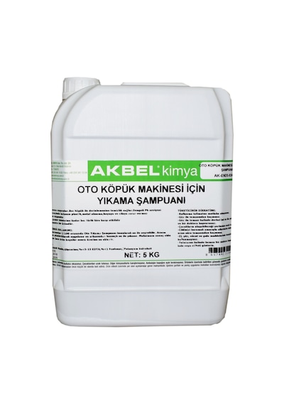 Akbel Oto Köpük Makinesi için Yıkama Şampuanı 5 Kg 1/100
