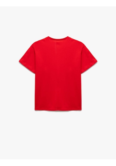 Koton Kırmızı Erkek Çocuk T-shirt 5skb10486tk KIrmızı