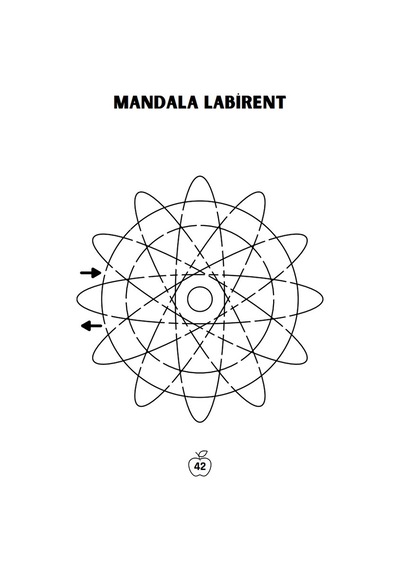 Mandala Labirent Bulmaca Kitabı