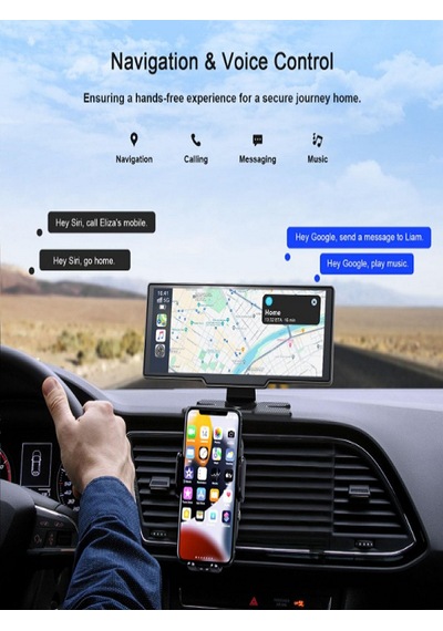 Çift Lens Güvenlik Kameralı Apple Ve Android Carplay