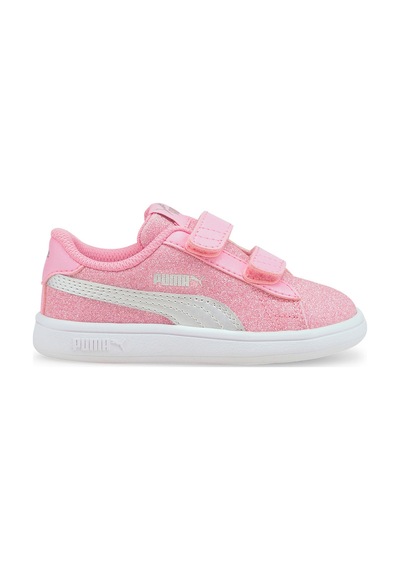 Puma Smash V2 Glıtz Glam Pudra Kız Çocuk Sneaker 000000000101215686 Pembe-grı Pembe - Gri