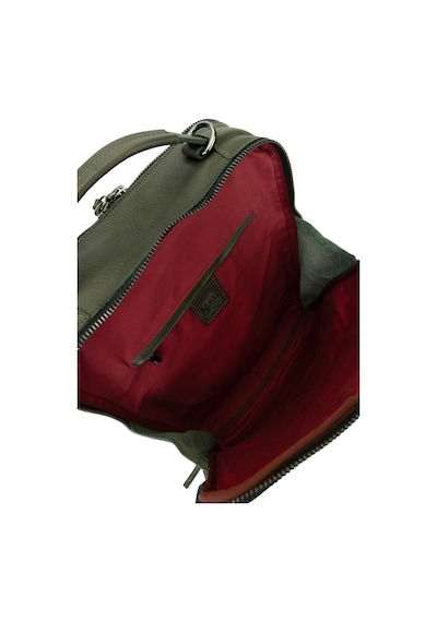 Bruno Shoes Bruno Rossi Bag Erkek Hakiki Deri Yeşil Sırt Çantası 1048 331 Erk Canta Sk24-25 Verde Yeşil