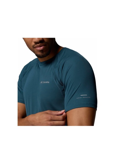 Columbia Stealth Spring Erkek Teknik Kısa Kollu Tişört-9170 Mavi