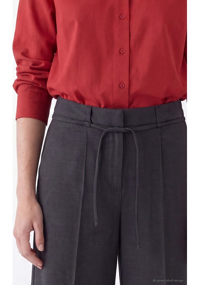 Lcw Modest Antrasit Loose Fit Kadın Pantolon