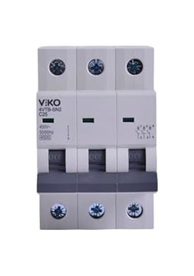 4vtb-3c25 Otomatik Sigorta 4,5ka C Tipi 3 Kutup 25a