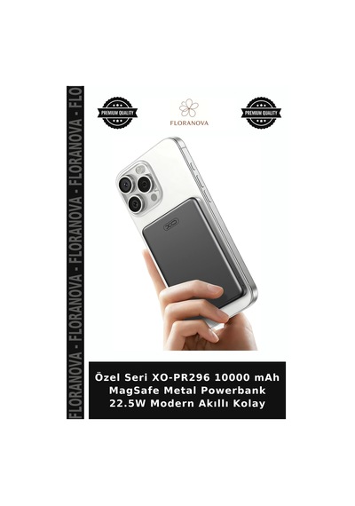 Özel Seri Xo-pr296 10000 Mah Magsafe Metal Powerbank 22.5w Modern Akıllı Kolay Çok Renkli