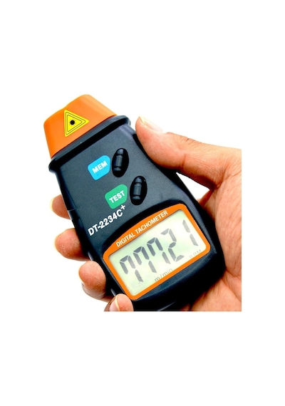Ayrex Tls Robotik Dt-2234c Dijital Lazermetre Rpm Takometre Hız Göstergeli Devir Ölçer