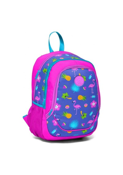 Yaygan Kids Mavi-pembe Flamingo Kız Çocuk İlkokul Çantası