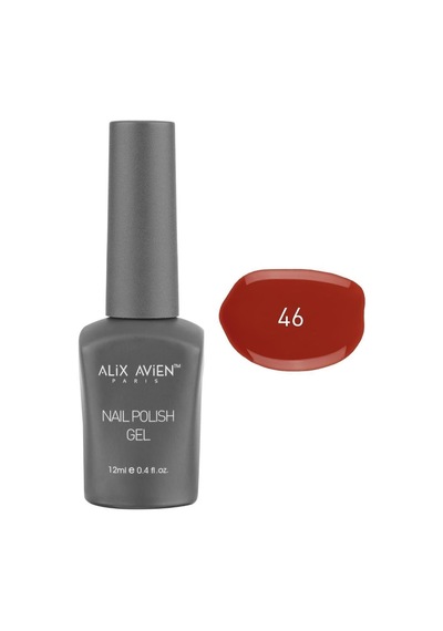 Uv Kalıcı Kiremit Kırmızı Jel Oje 46 - Gel Polish - 12 Ml 02664791