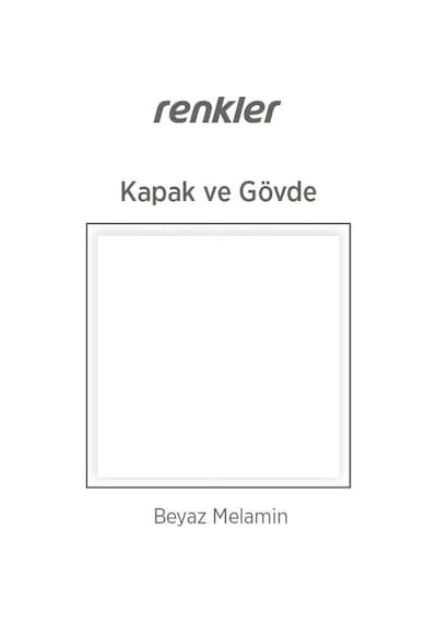 Easy 2 Kapaklı Gardrop Dolap