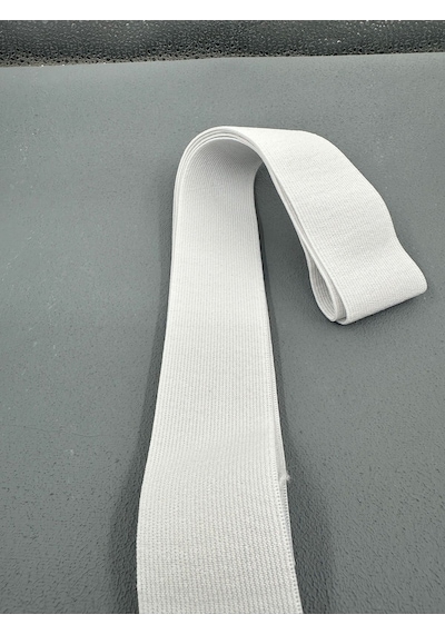 Paşateks 4 Cm Dokuma Lastik-5 Metre-beyaz