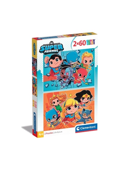 Clementoni Dc Super Friends Puzzle 2 X 60 Parça