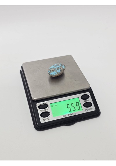 Doğal İran Nişabur Firuze Turkuaz Taşı 28 Karat - 5,55 Gram