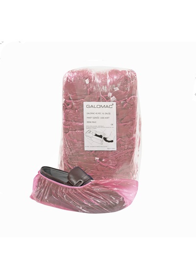 Galomac Büyük Boy Pembe Yırtılmaz Galoş 1000'li