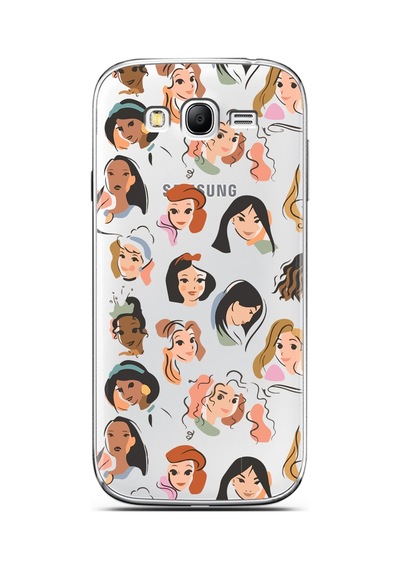 Samsung Uyumlu Grand Neo Disney Girls Tasarımlı Süper Şeffaf Telefon Kılıfı Çok Renkli