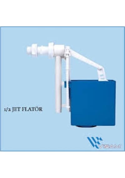 visam Jet Flatör 3/8 &1/2 Plastik Çıkışlı Jet Flatör 1'2 Çikişli Mavi