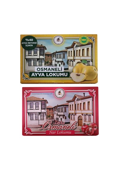 Lefke Osmaneli Ayva Ve Nar Lokumu 400 Gr. X 2