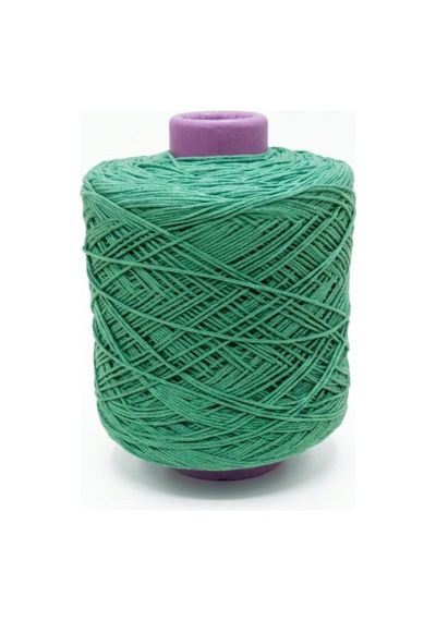 Premium İnce Cotton Zincir Makrome İpi Yeşil 1 Kg - 2 Mm Çanta Runner İpi