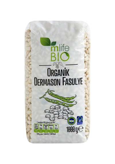 M Life Bio Organik Dermason Fasulye 1 Kg - 4 Adet Tarı