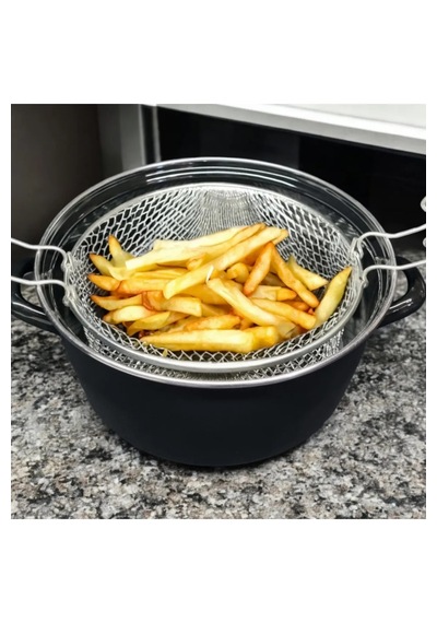 Leony Emaye 24cm Telli Cips Kızartma Fritöz Tenceresi