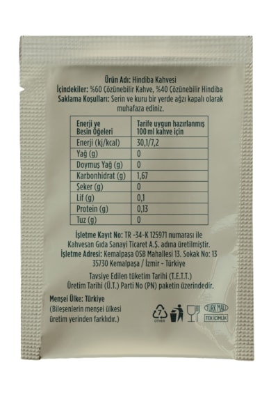 Moliendo Hindiba Kahvesi 60 Tek İçimlik Paket 120 G Çözünebilir