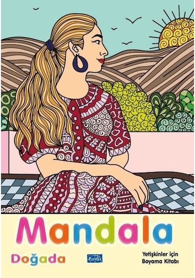 Mandala - Doğada - Yetişkinler İçin Boyama Kitabı- Parıltı Yayınları