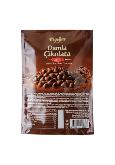 Beyoğlu Sütlü Damla Çikolata 100 Gr Kurabiye,pasta Ve Kek İçin