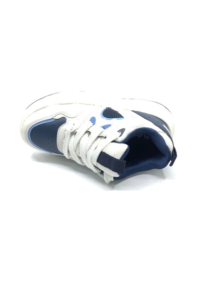 Cool Jacop Bağcık Görünümlü Cırt Cırtlı Sneaker Ortopedik Çocuk Spor Ayakkabı Lacivert