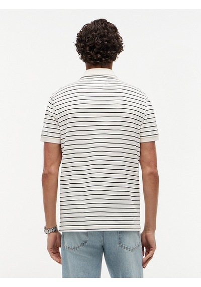 Tommy Hilfiger 1985 Regular Polo Erkek Beyaz Polo - Mw0mw17770