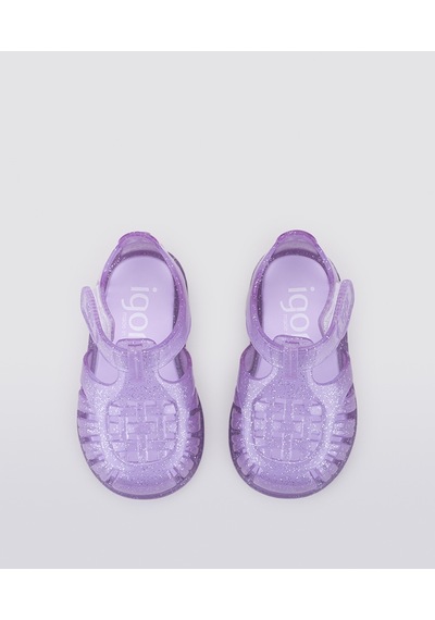 Igor Tobby Gloss Glitter S10308 Çocuk Sandalet 212 Tr. Malva Glitter
