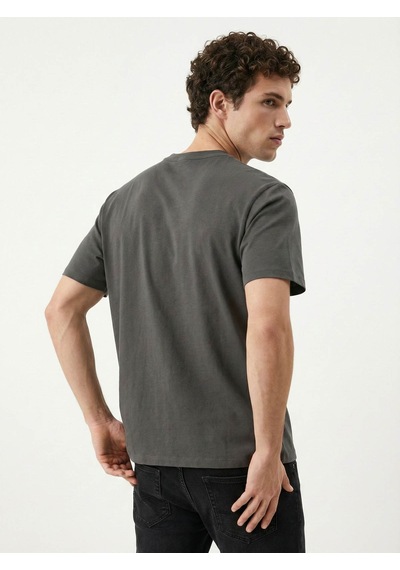 Loft Loose Fit Antrasit Erkek T-shirt Lf2040582
