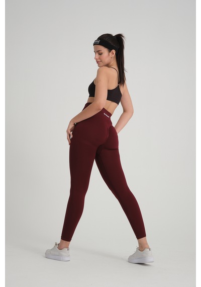 Gymhams Kalçası Büzgülü Push Up Kalça Şekillendirici Tayt Seamless Fitnes